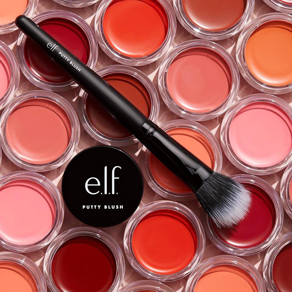e.l.f. Putty Blush. Creamy & Ultra Pigmented Formula. Infused with Argan Oil & Vitamin E. Tahiti. 0.35 Oz (10g)
