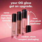 e.l.f. Lip Plumping Gloss. Mauve Lady | High-Shine Sheer Color. Hydrates & Creates Fuller Lips With Vitamin E. Vegan & Cruelty-Free. Mauve Lady. 0.09 Fl Oz