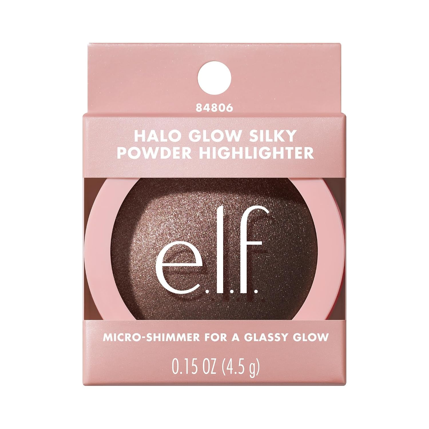 e.l.f. Halo Glow Silky Powder Highlighter. Long-Lasting Luminous Face Finish. Cake-Resistant With Micro-Shimmer. Vegan & Cruelty-Free. Bronzed Baddie