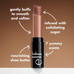 e.l.f. Lip Exfoliator. Moisturizing Scented Lip Scrub For Exfoliating & Smoothing Lips. Infused With Jojoba Oil. Vegan & Cruelty-free. Popcorn