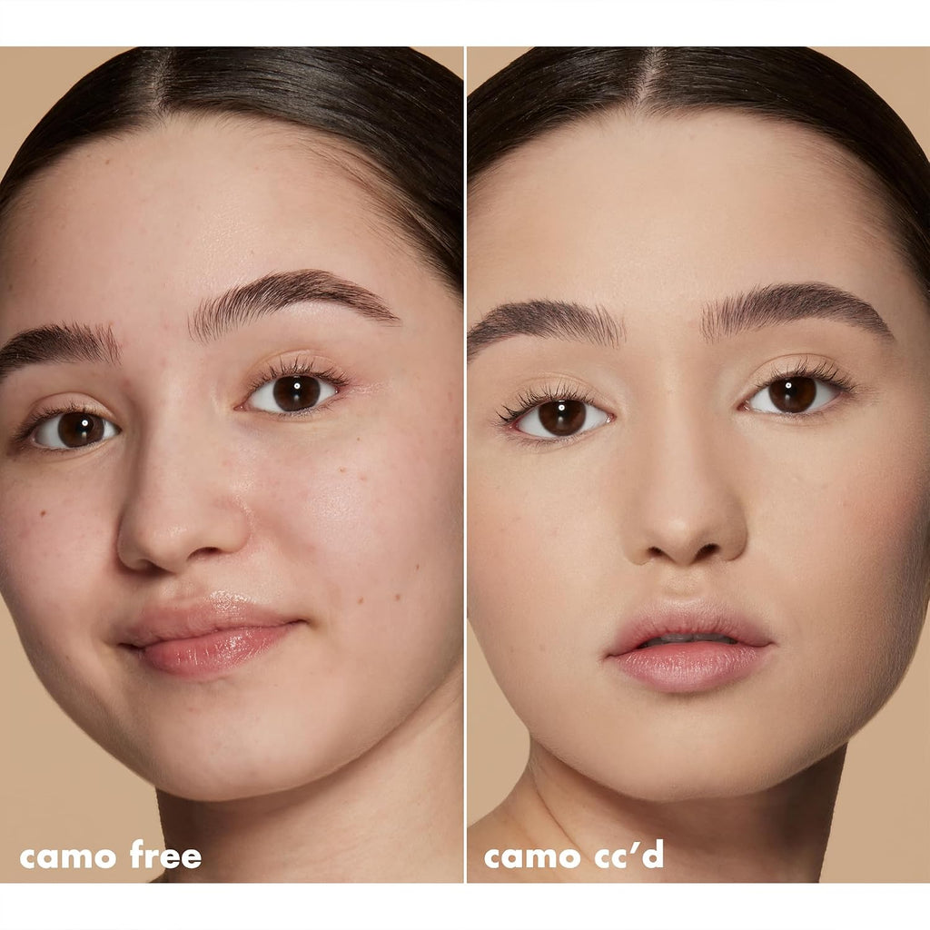 e.l.f. Camo CC Cream. SPF 30 Color-Correcting Medium-To-Full Coverage Face Foundation. Delivers An Airbrushed Finish. Vegan & Cruelty-Free. Tan 400 W