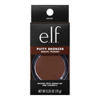 e.l.f. Putty Bronzer. Creamy & Highly Pigmented Formula. Creates a Long-Lasting Bronzed Glow. Infused with Argan Oil & Vitamin E. Beach. Please!. 0.35 Oz