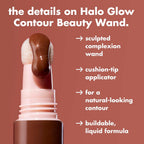 e.l.f. Halo Glow Contour Beauty Wand. Light/Medium | Liquid Contour Wand For A Naturally Sculpted Look. Buildable Formula. Vegan & Cruelty-free