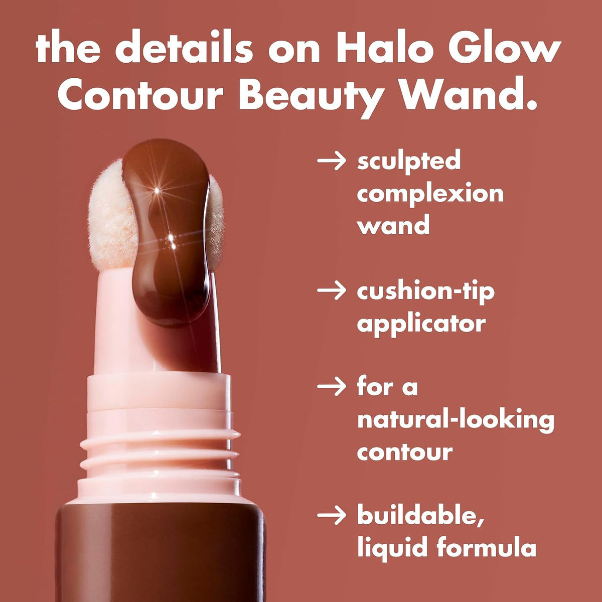 e.l.f. Halo Glow Contour Beauty Wand. Light/Medium | Liquid Contour Wand For A Naturally Sculpted Look. Buildable Formula. Vegan & Cruelty-free