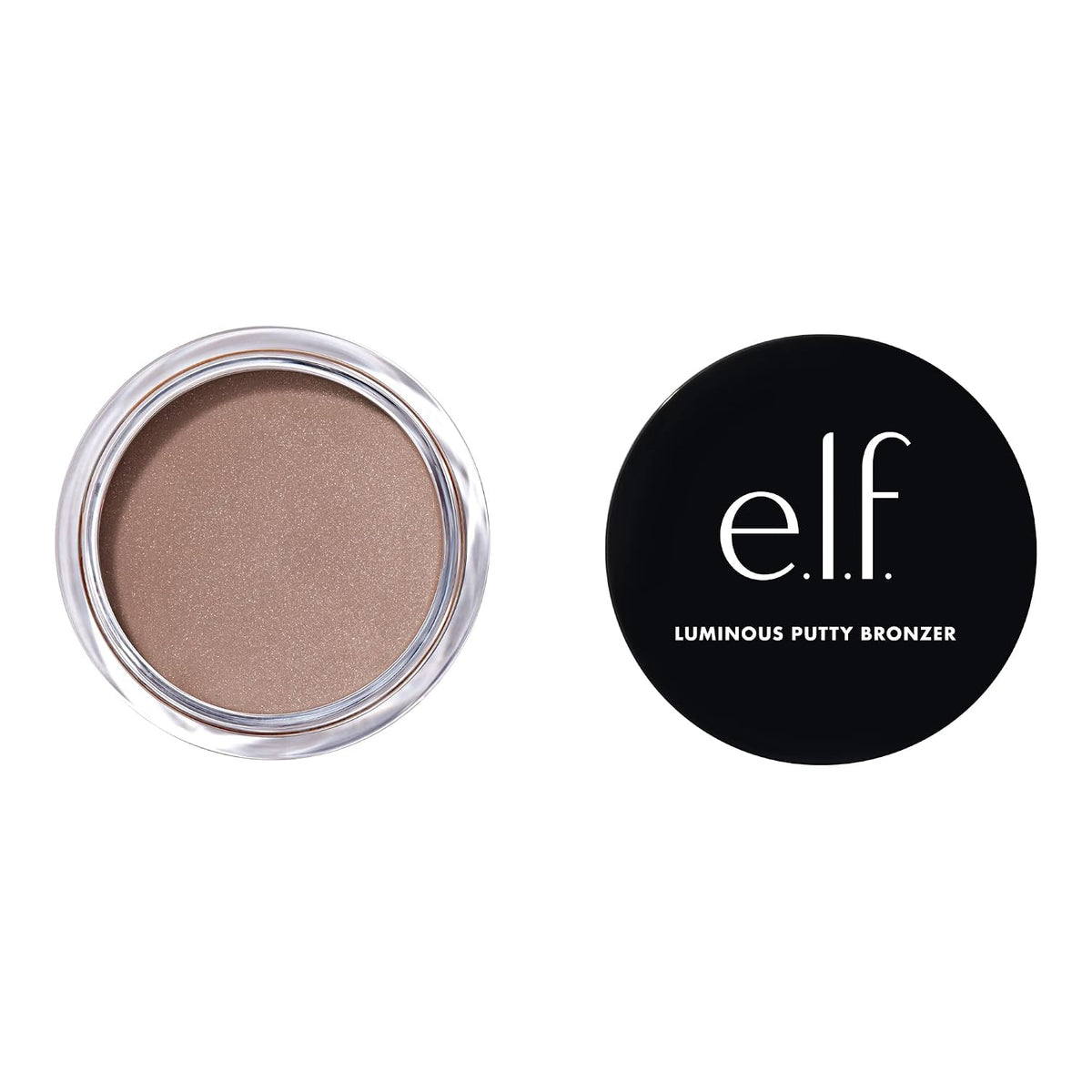 e.l.f. Luminous Putty Bronzer. Vacay Mood | Lightweight Putty-to-Powder Bronzer For A Radiant. Glowing Finish. Highly Pigmented. Vegan & Cruelty-Free