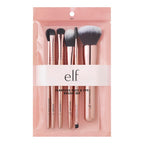 e.l.f. Flawless Face Kit. 6-Piece Brush Collection. Brushes For Face. Eyes & Brows. Vegan & Cruelty-Free