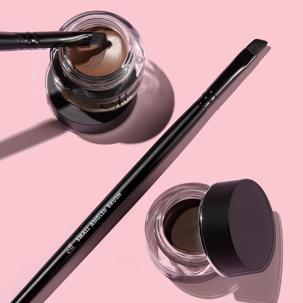 e.l.f. Lock On Liner And Brow Cream. Sculpts & Defines Eyebrows. Vegan & Cruelty-Free. Light Brown