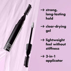 e.l.f. Brow Laminating Gel | Strong-Hold. Clear-Drying & Water-Resistant Brow Gel Creates Laminated Brows. Comb & Sculpt Brows. Vegan & Cruelty-free