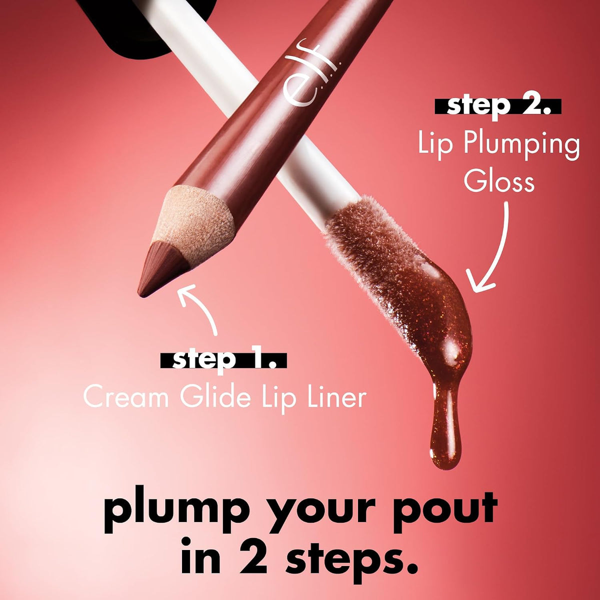 e.l.f. Lip Plumping Gloss. Mauve Lady | High-Shine Sheer Color. Hydrates & Creates Fuller Lips With Vitamin E. Vegan & Cruelty-Free. Mauve Lady. 0.09 Fl Oz