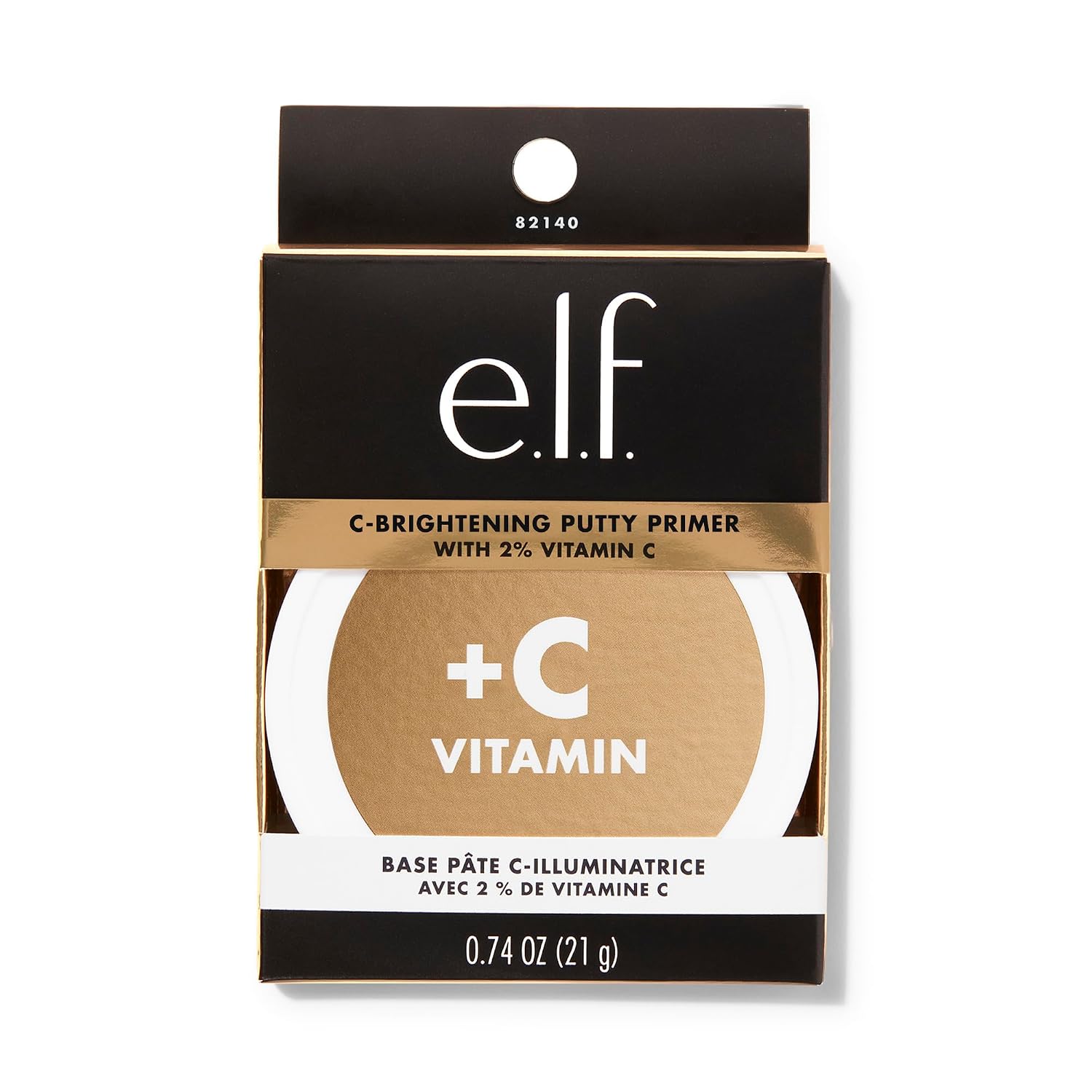 e.l.f. C-Brightening Putty Primer. Makeup Primer For Brightening & Evening Out Skin Tone. Enriched With Vitamin C. Universal Sheer (Packaging May Vary)