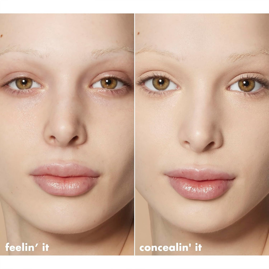 e.l.f. Hydrating Camo Concealer. Full Coverage. Light Ivory | Satin Finish. Under-Eye & Blemish Coverage. Hydrating Formula. Long-Lasting Wear. Non-Creasing. Vegan & Cruelty-Free