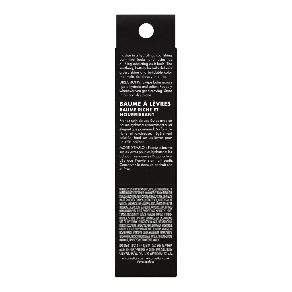 e.l.f. Glow Reviver Melting Lip Balm. Tinted. Vanilla Soft Serve | Hydrating & Glossy. Buildable Sheer Color. Soft Texture with Hyaluronic Acid Blend & Nourishing Butters. Vegan & Cruelty-Free