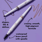 e.l.f. Instant Lift Waterproof Eyebrow Pencil. Auburn | Dual-Ended with Precision Tip & Spoolie. Smudge-Resistant Formula for Natural. Long-Lasting Brows