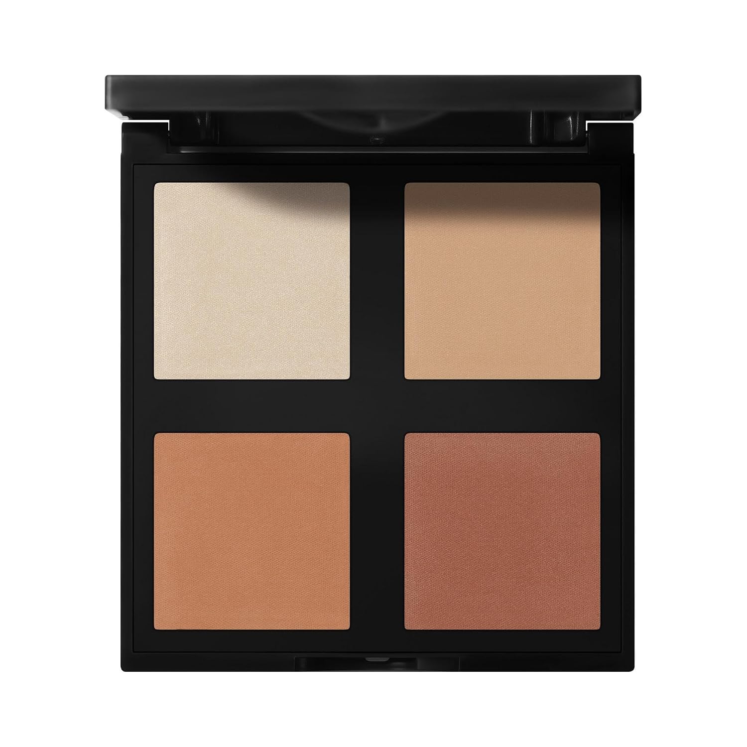 e.l.f. Contour Palette. 4 Shades. Customizable. Easy to Apply. Sculpts. Shades. Brightens. Light/Medium. Infused with Vitamin E. All-Day Wear. 0.56 Oz