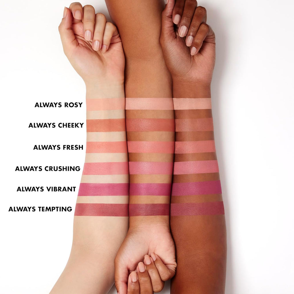 e.l.f. Primer-Infused Matte Blush. Always Vibrant | Long-Lasting. Lightweight & Buildable Powder Blush. Delivers A Matte Finish. Vegan & Cruelty-Free