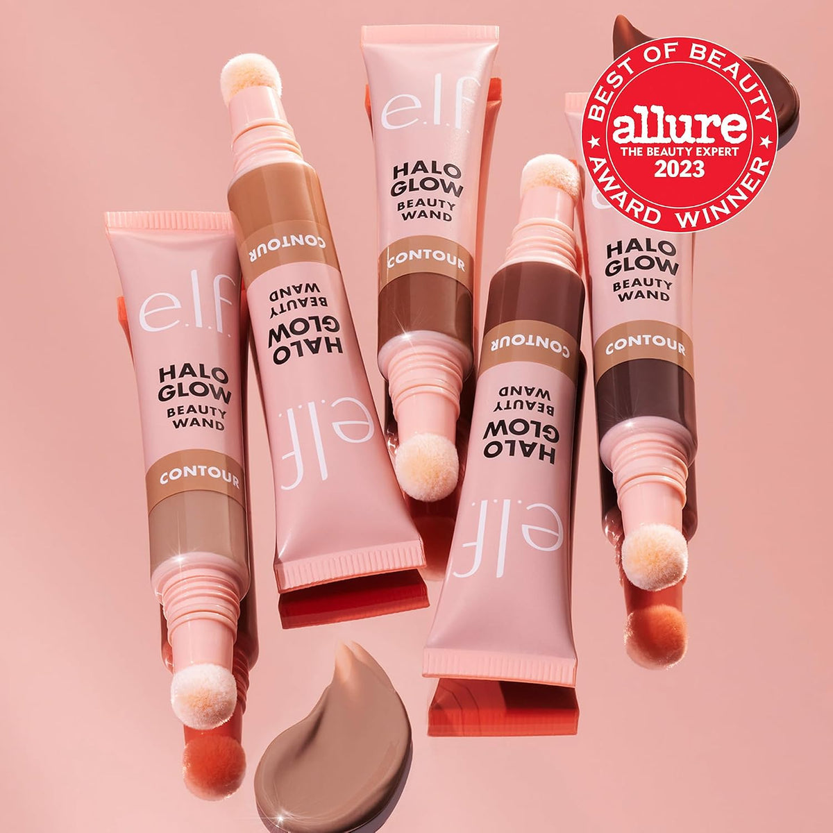 e.l.f. Halo Glow Contour Beauty Wand. Fair/Light | Liquid Contour Wand For A Naturally Sculpted Look. Buildable Formula. Vegan & Cruelty-free