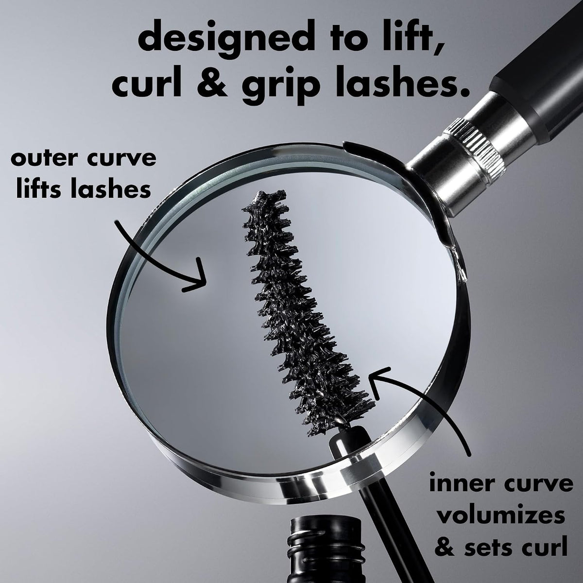 e.l.f. Lash XTNDR Tubing Mascara. Lengthening & Extends. Pitch Black | Buildable Lash Lift. Dramatic Look. Smudge-Resistant for All-Day Wear. Vegan & Cruelty-Free