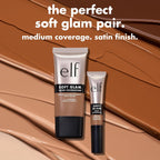e.l.f. Soft Glam Satin Concealer. Medium Coverage. 10 Fair Cool | Hydrating Hyaluronic Acid & 1% Hibiscus Complex. Crease-Resistant. Lightweight Formula. Vegan & Cruelty-Free