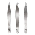 e.l.f. Tweezer Trio Kit. Three Mini Eyebrow Tweezers For Shaping. Defining & Grooming Brows. Great For Touchups On The Go. Vegan & Cruelty-Free