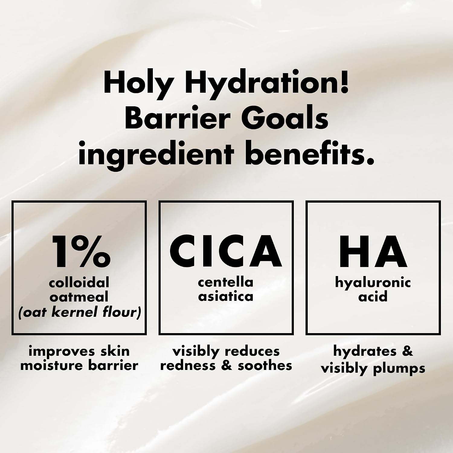 e.l.f. SKIN Holy Hydration! Barrier Goals Cream. Rich Face Moisturizer For Hydrating & Soothing. Helps Visibly Reduce Redness. Vegan & Cruelty-Free