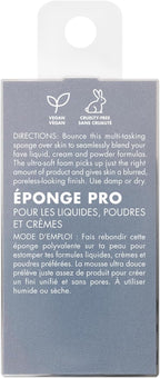 e.l.f. Bounce & Blur Pro Sponge | Multi-Use Makeup Blending Sponge for Cream. Liquid & Powder Formulas. Creates A Blurred Finish. Vegan & Cruelty-Free