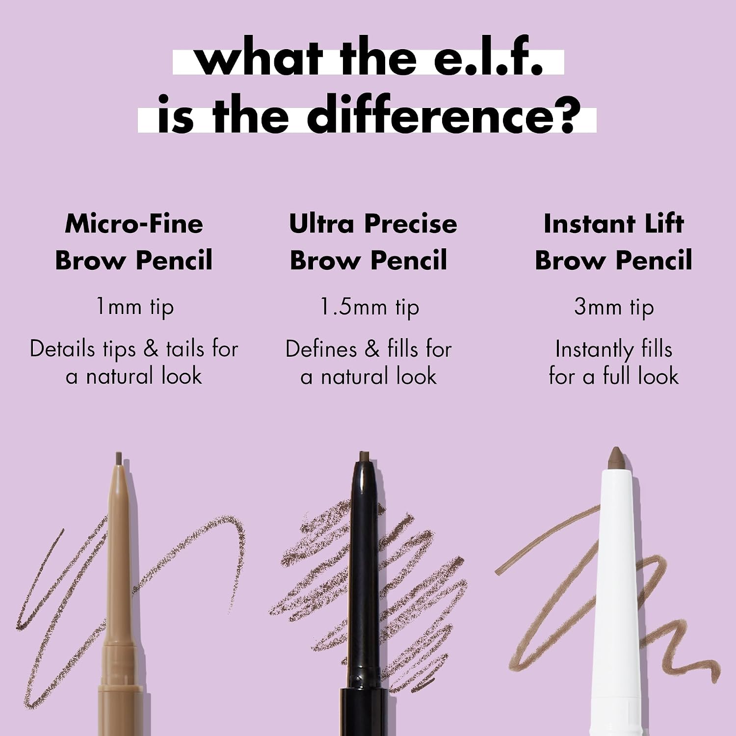 e.l.f. Micro-Fine Brow Pencil. Auburn | Waterproof Brow Color & Spoolie For Shaping Brows & Creating A Feathered Natural-Looking Finish. Vegan & Cruelty-Free