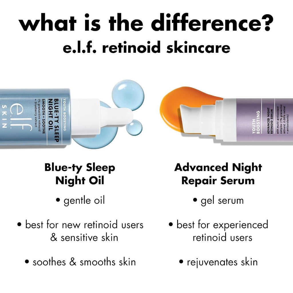 e.l.f. SKIN Youth Boosting Advanced Night Retinoid Serum | Anti-Aging Serum For Reducing Appearance of Fine Lines & Wrinkles. Vegan & Cruelty-Free