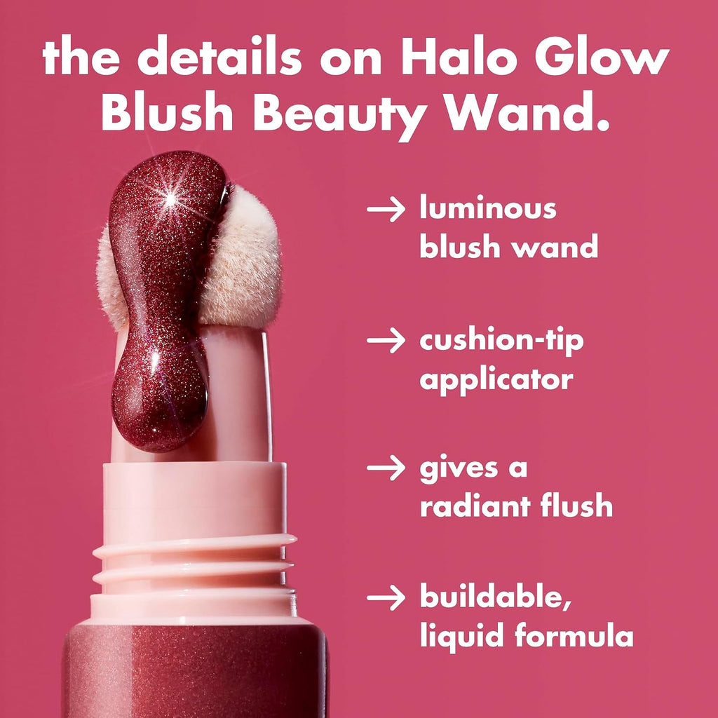 e.l.f. Halo Glow Blush Beauty Wand. You Go Cocoa | Liquid Blush Wand For Radiant. Flushed Cheeks. Infused With Squalane. Vegan & Cruelty-free