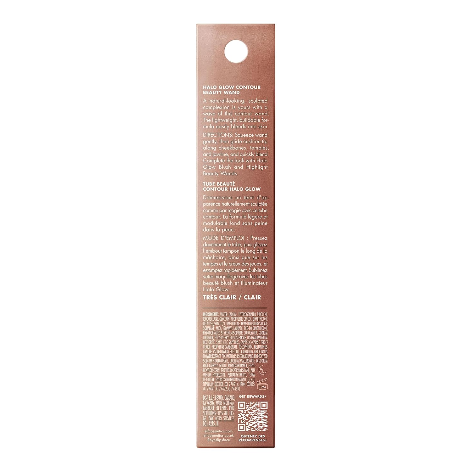 e.l.f. Halo Glow Contour Beauty Wand. Fair/Light | Liquid Contour Wand For A Naturally Sculpted Look. Buildable Formula. Vegan & Cruelty-free