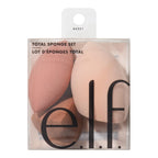 e.l.f. Total Sponge Set. Multi-use Makeup Sponge Set For Flawless Blending. Great For Powder Or Liquid Concealer & Foundation. Vegan & Cruelty-Free