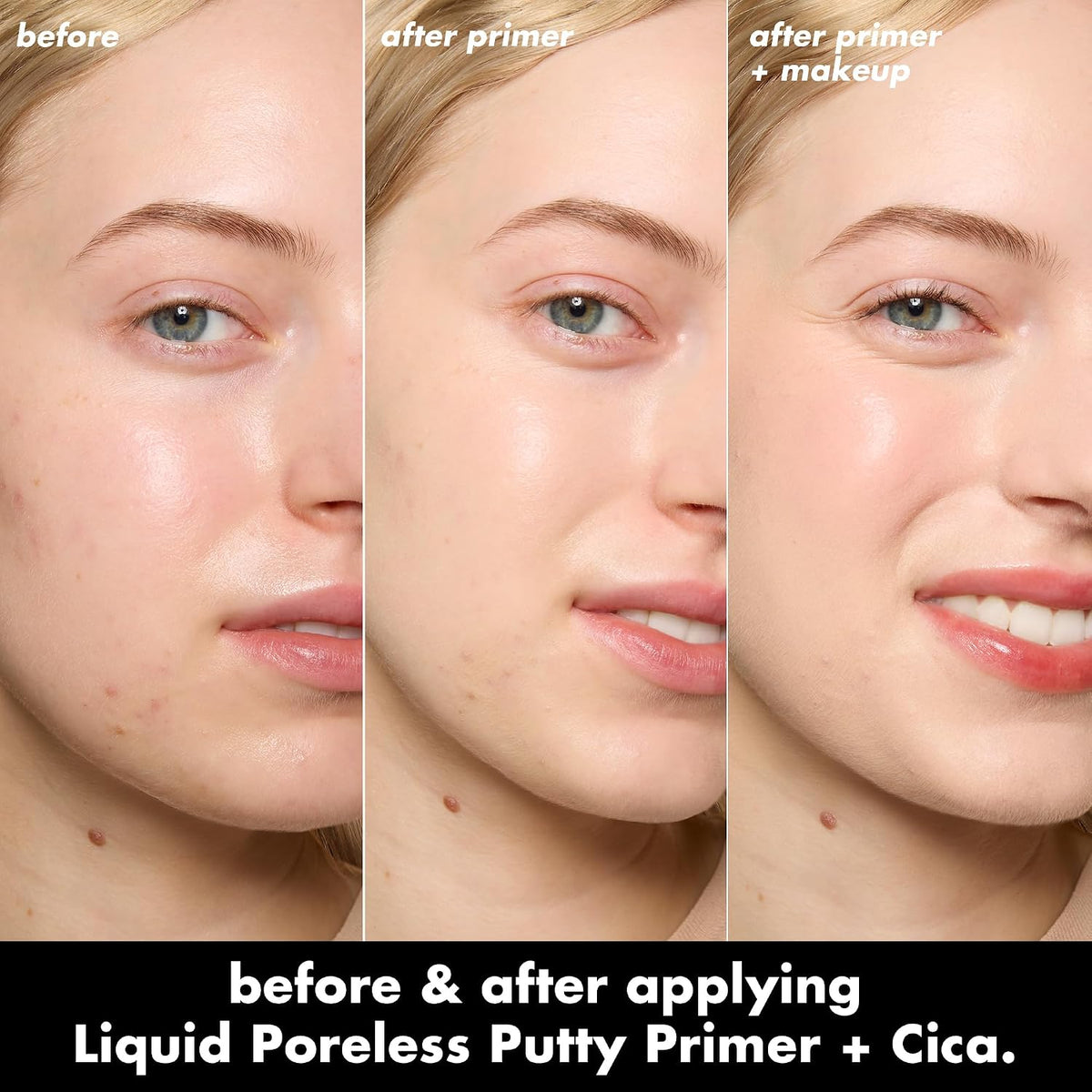 e.l.f. Liquid Poreless Putty Primer + Cica | Face Primer For Gripping Makeup. Visibly Reducing Redness & Soothing Skin. Vegan & Cruelty-Free