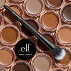 e.l.f. Putty Blush Brush. Makeup Brush For Putty & Cream Formulas. Easily Applies Blush & Bronzer For An Airbrushed Look. Vegan & Cruelty-Free