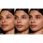 e.l.f. Poreless Face Primer - Large. Silky. Skin-Perfecting. Lightweight. Long Lasting. Absorbs Quickly. Smooths. Preps. Creates Flawless Base. Infused with Tea Tree and Vitamins A & E. 1.01 Fl Oz