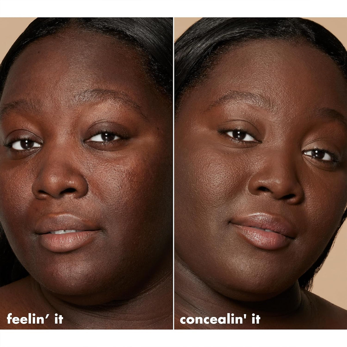 e.l.f. Hydrating Camo Concealer. Full Coverage. Rich Ebony | Satin Finish. Under-Eye & Blemish Coverage. Hydrating Formula. Long-Lasting Wear. Non-Creasing. Vegan & Cruelty-Free