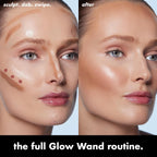 e.l.f. Halo Glow Contour Beauty Wand. Medium/Tan | Liquid Contour Wand For A Naturally Sculpted Look. Buildable Formula. Vegan & Cruelty-free