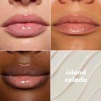 e.l.f. Glow Reviver Melting Lip Balm. Tinted. Island Colada | Hydrating & Glossy. Buildable Sheer Color. Soft Texture with Hyaluronic Acid Blend & Nourishing Butters. Vegan & Cruelty-Free