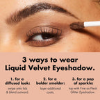 e.l.f. Liquid Matte Eyeshadow. Liquid-to-Powder. Beige & Boujee | Soft-Matte Finish. High-Pigment Color. Crease-Resistant Long-Lasting Wear. Buildable & Blendable. Vegan & Cruelty-Free