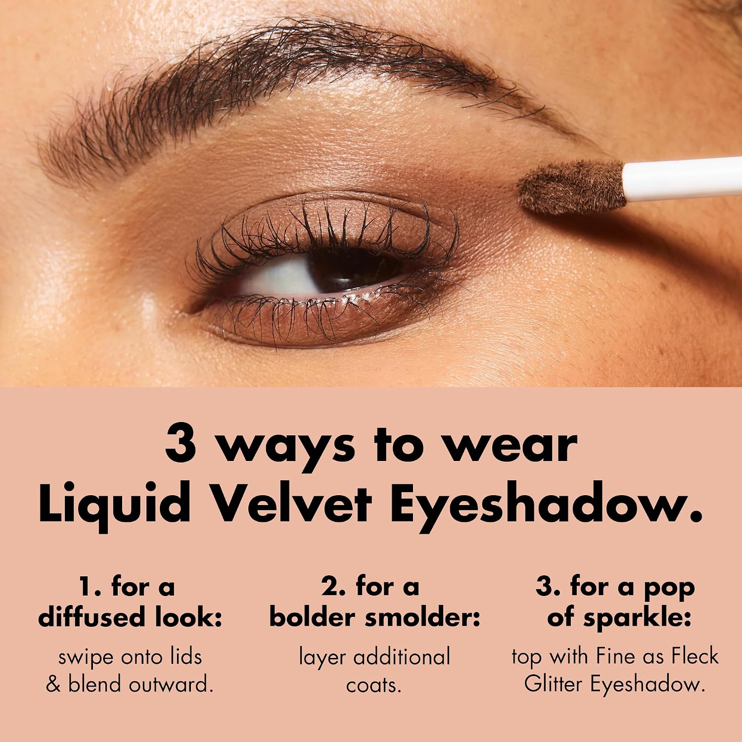 e.l.f. Liquid Matte Eyeshadow. Liquid-to-Powder. Beige & Boujee | Soft-Matte Finish. High-Pigment Color. Crease-Resistant Long-Lasting Wear. Buildable & Blendable. Vegan & Cruelty-Free