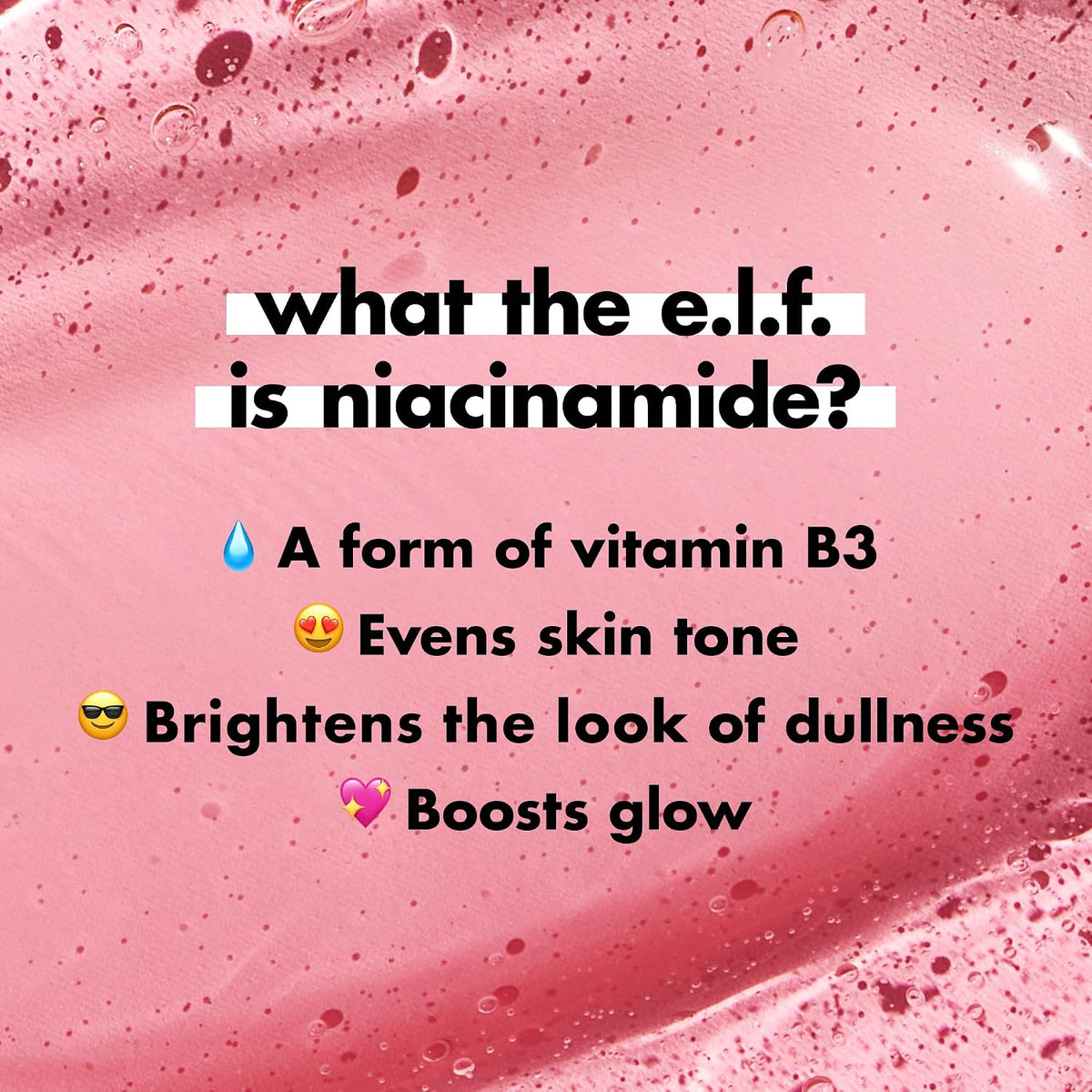 e.l.f. Power Grip Primer + 4% Niacinamide. Gripping Gel Primer. 0.811 Fl Oz | Brightening Formula. Ultra-Dewy & Glowing Finish. Long-Lasting Wear. Hydrating Gel Base. Lightweight. Vegan & Cruelty-Free