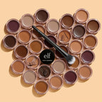 e.l.f. Putty Bronzer. Creamy & Highly Pigmented Formula. Creates a Long-Lasting Bronzed Glow. Infused with Argan Oil & Vitamin E. Tan Lines. 0.35 Oz