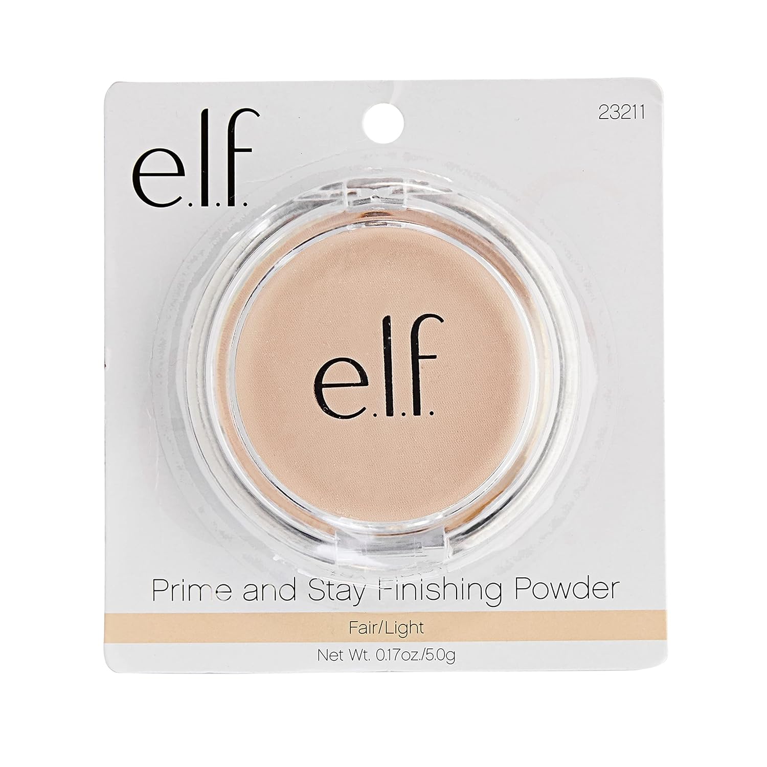e.l.f. Prime & Stay Finishing Powder. Sets Makeup. Controls Shine & Smooths Complexion. Sheer. 0.18 Oz (5g)