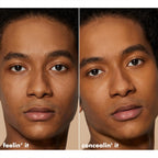 e.l.f. Hydrating Camo Concealer. Full Coverage. Deep Olive | Satin Finish. Under-Eye & Blemish Coverage. Hydrating Formula. Long-Lasting Wear. Non-Creasing. Vegan & Cruelty-Free