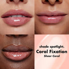 e.l.f. Glow Reviver Lip Oil. Tinted. Hydrating & Non-Sticky. Coral Fixation | High-Shine Tinted Lip Oil. Hydrating. Infused with Jojoba & Nourishing Oils. Glossy Formula. Vegan & Cruelty-Free
