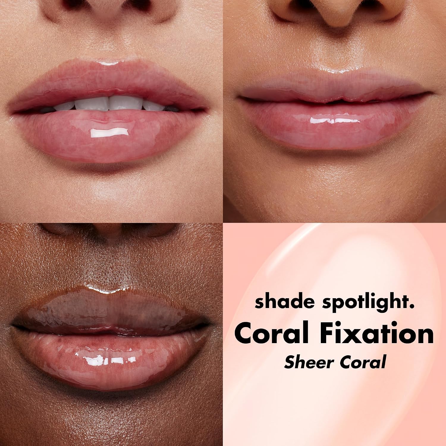 e.l.f. Glow Reviver Lip Oil. Tinted. Hydrating & Non-Sticky. Coral Fixation | High-Shine Tinted Lip Oil. Hydrating. Infused with Jojoba & Nourishing Oils. Glossy Formula. Vegan & Cruelty-Free