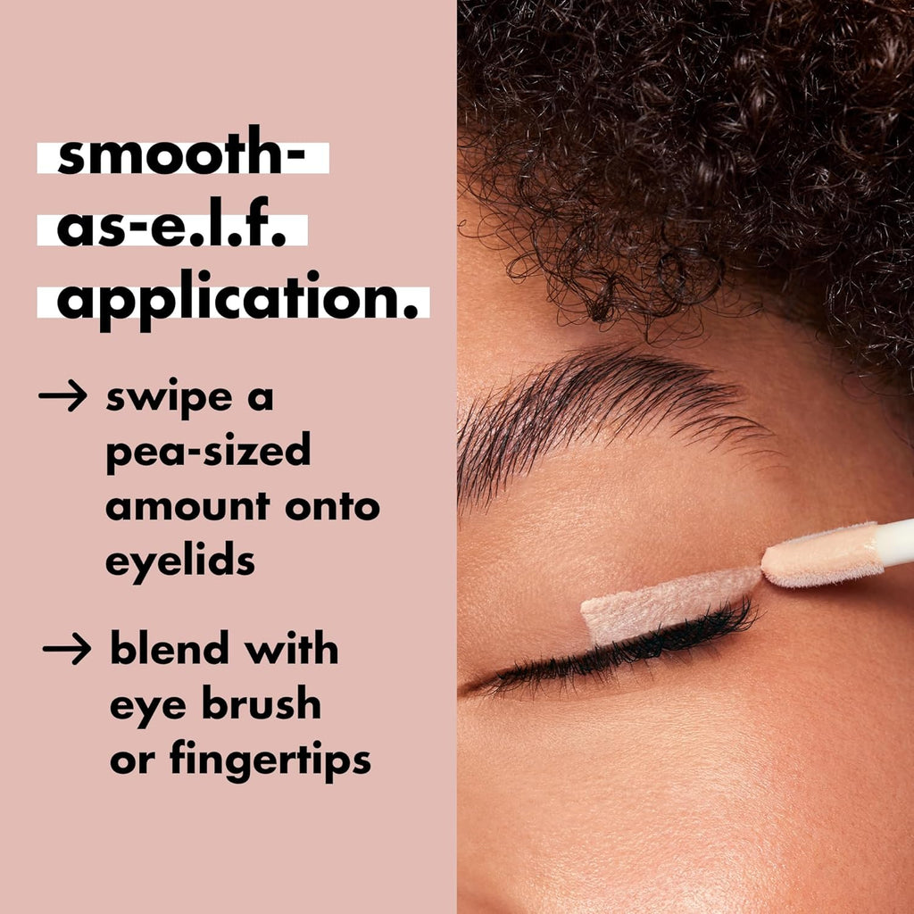 e.l.f. Lock It Down Eyeshadow Primer | Smooth Creamy Eye Makeup Primer For Long-Lasting Eyeshadow. Intensifies Color. Helps Prevent Creasing. Vegan & Cruelty-Free