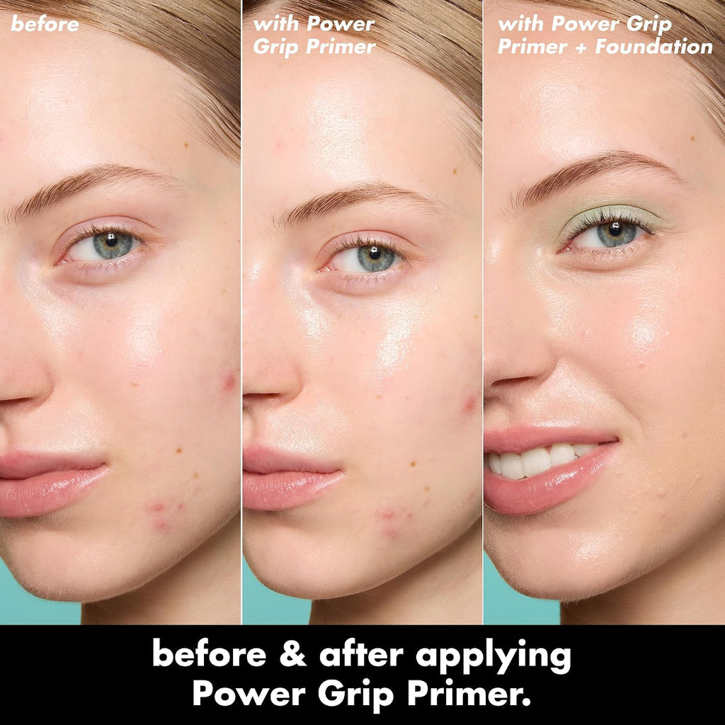 e.l.f. Power Grip Primer. Gripping & Hydrating Gel Primer. 0.811 Fl Oz | Grips Makeup for Long-Lasting Wear & Face Prep. Smooth Base Finish. Lightweight & Moisturizing Formula. Vegan & Cruelty-Free