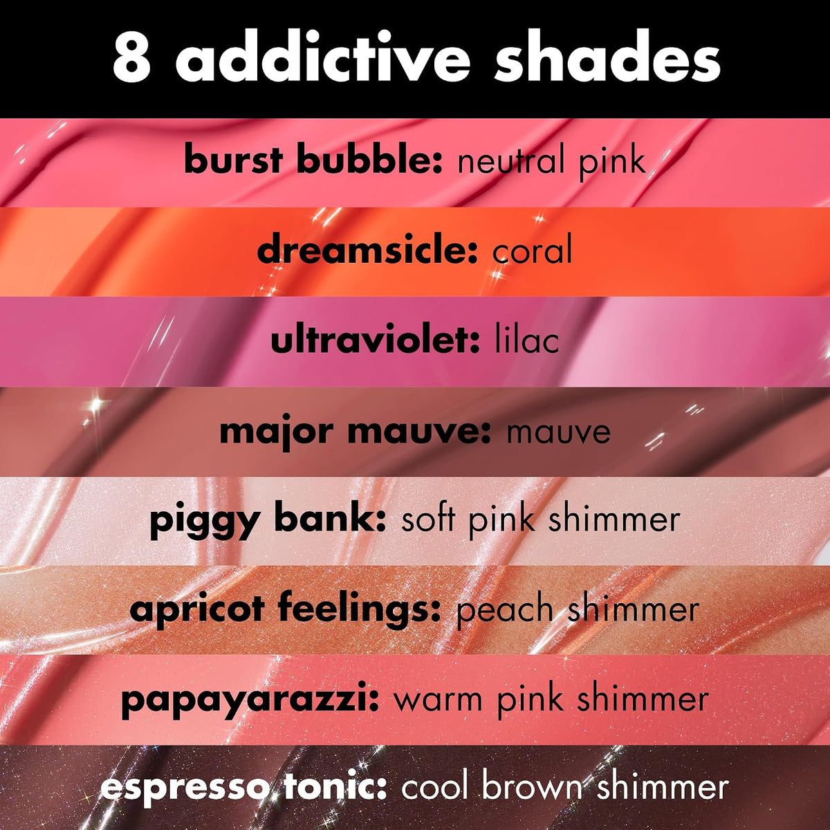 e.l.f. Glow Reviver Plumping Lip Oil. Burst Bubble | Tinted Lip Plumper For A High-Shine. Plump Finish. Infused With Jojoba Oil. Vegan & Cruelty-Free