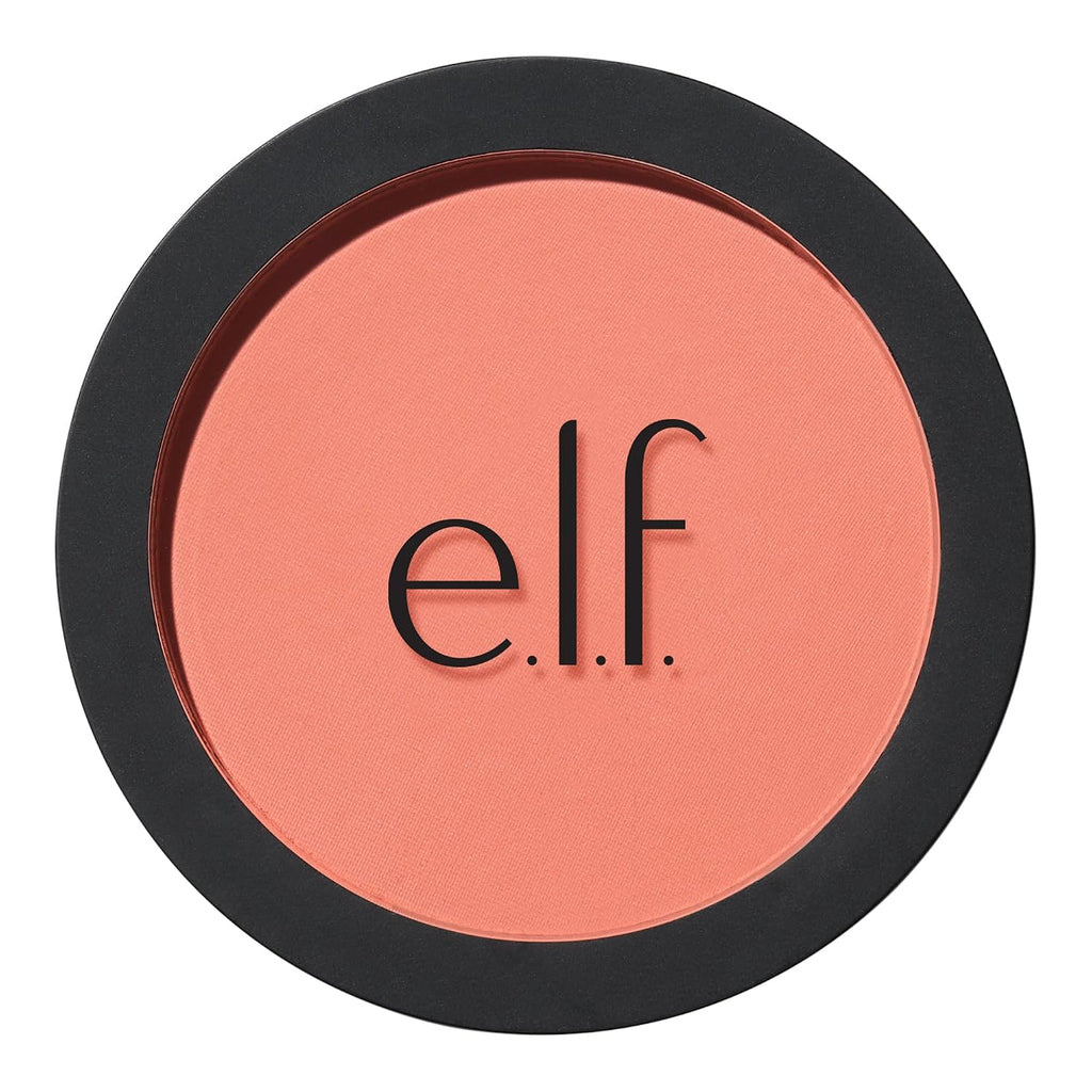 e.l.f. Primer-Infused Matte Blush. Always Fresh | Long-Lasting. Lightweight & Buildable Powder Blush. Delivers A Matte Finish. Vegan & Cruelty-Free