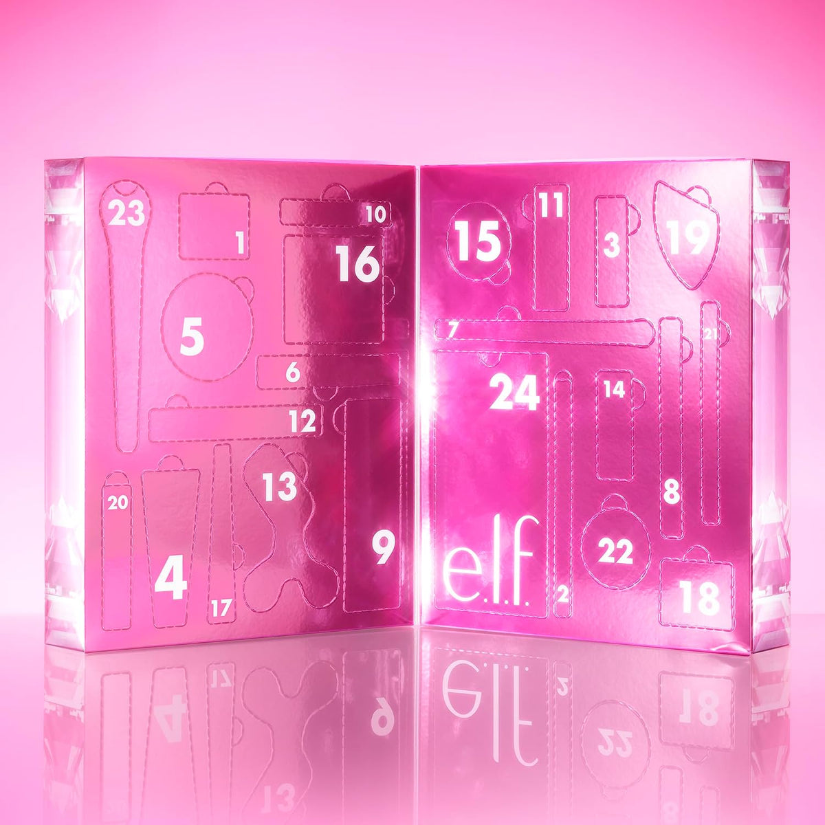 e.l.f. Sleigh the Holidays 24-Day Advent Calendar 2025. Skincare Essentials & Festive Makeup In Limited-Edition Shades. Vegan & Cruelty-Free