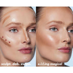 e.l.f. Halo Glow Contour Beauty Wand. Fair/Light | Liquid Contour Wand For A Naturally Sculpted Look. Buildable Formula. Vegan & Cruelty-free